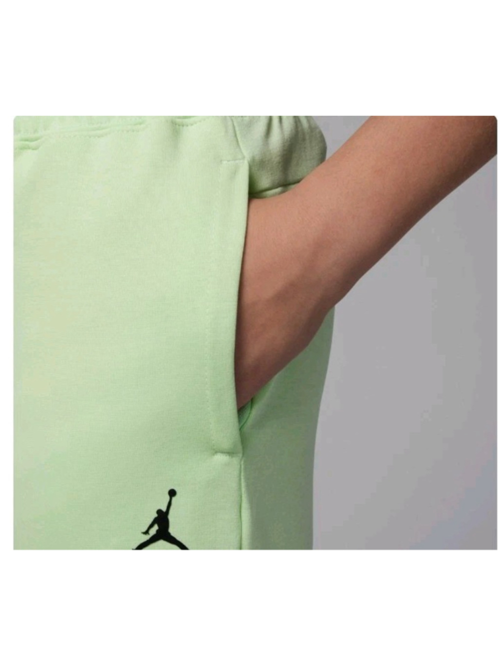 Nike Jordan Dri-fit Sport Fleece Joggers sweatpants Vapor Green big kids XL - Picture 5 of 7